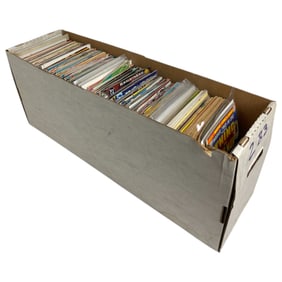 LONG BOX COMIC BOOK COLLECTION LOT