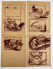 Mentor Huebner Movie Illustration Storyboard Concept Drawing Art lot 5