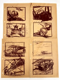 Mentor Huebner Movie Illustration Storyboard Concept Drawing Art lot 7
