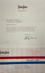 Stanley Marcus Signed Letter