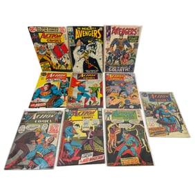 Action Comic Avengers Comic Book Collection Lot 10
