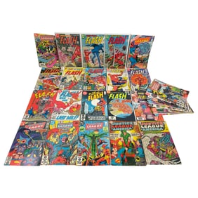 Justice League of America and Flash DC Comic Book Lot 28