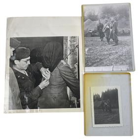 WWII GERMAN NAZI EXECUTED Hanging PHOTO MILITARY ARMY WAR