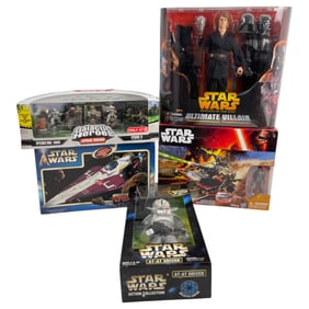 STAR WARS ACTION FIGURINE TOYS COLLECTION LOT 5