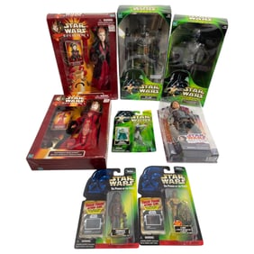 STAR WARS ACTION FIGURINE TOYS COLLECTION LOT 8