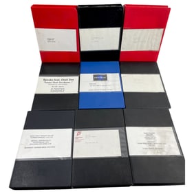 Vintage U-Matic Studio Recording Tape lot 9