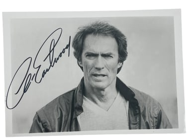 CLINT EASTWOOD Hand Signed Photograph