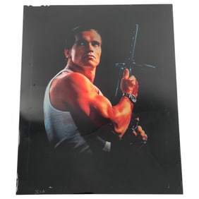 Arnold Schwarzenegger Raw Deal Movie Photo  Negative