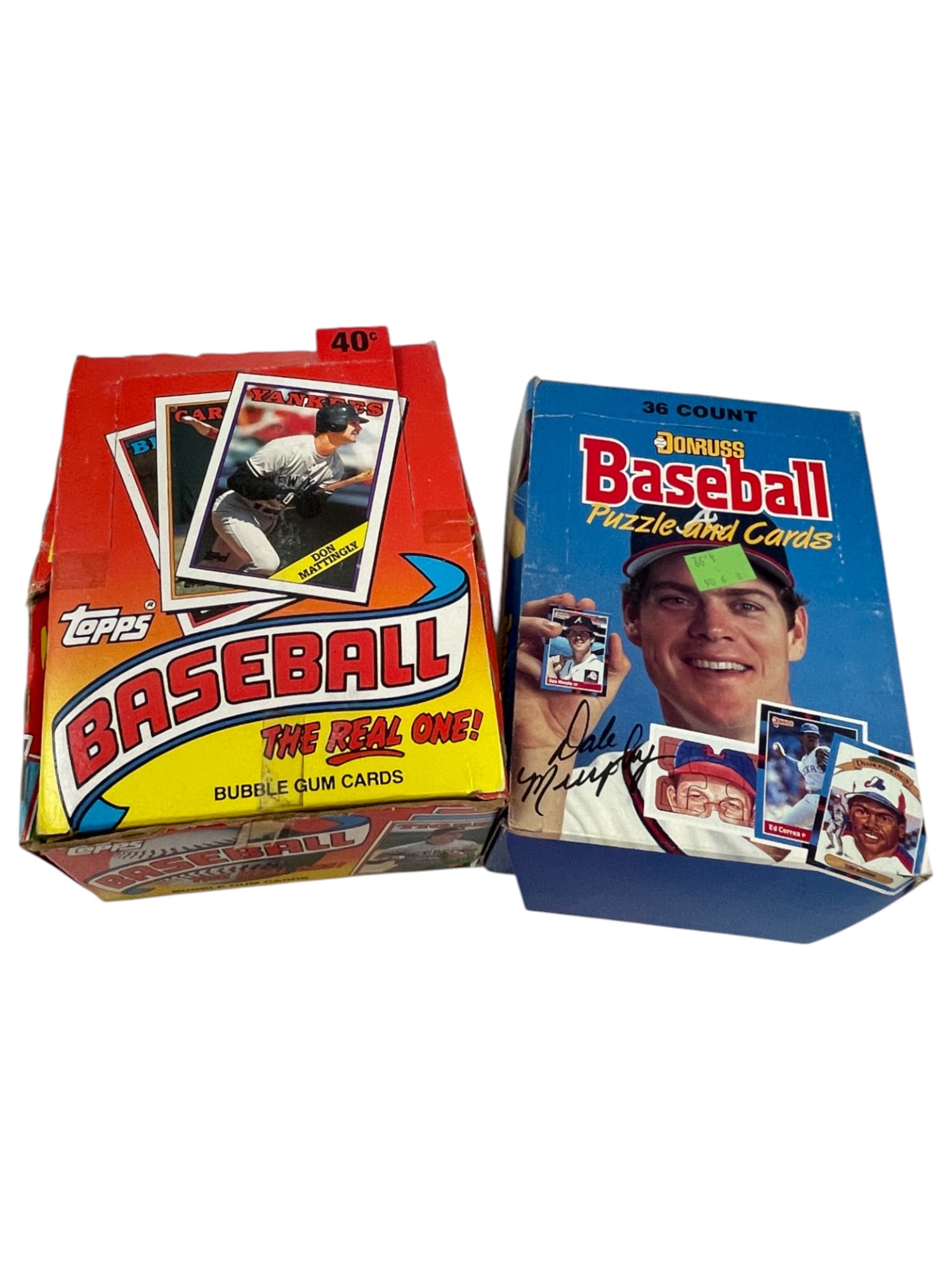 Topps and Donruss MLB Baseball Sealed Trading Card Packs (1 of 6)