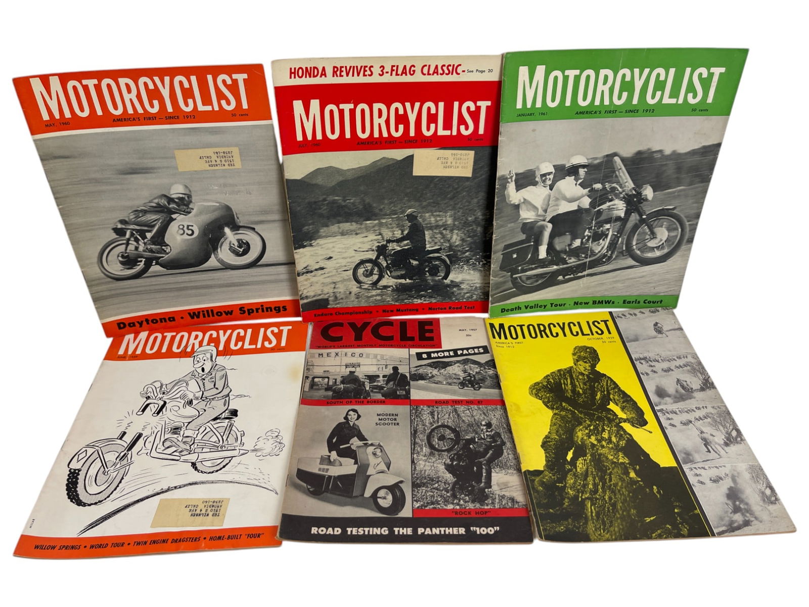 Motorcycle Biker Vintage Antique Magazine Harley Davidson 1950's Chopper (1 of 8)