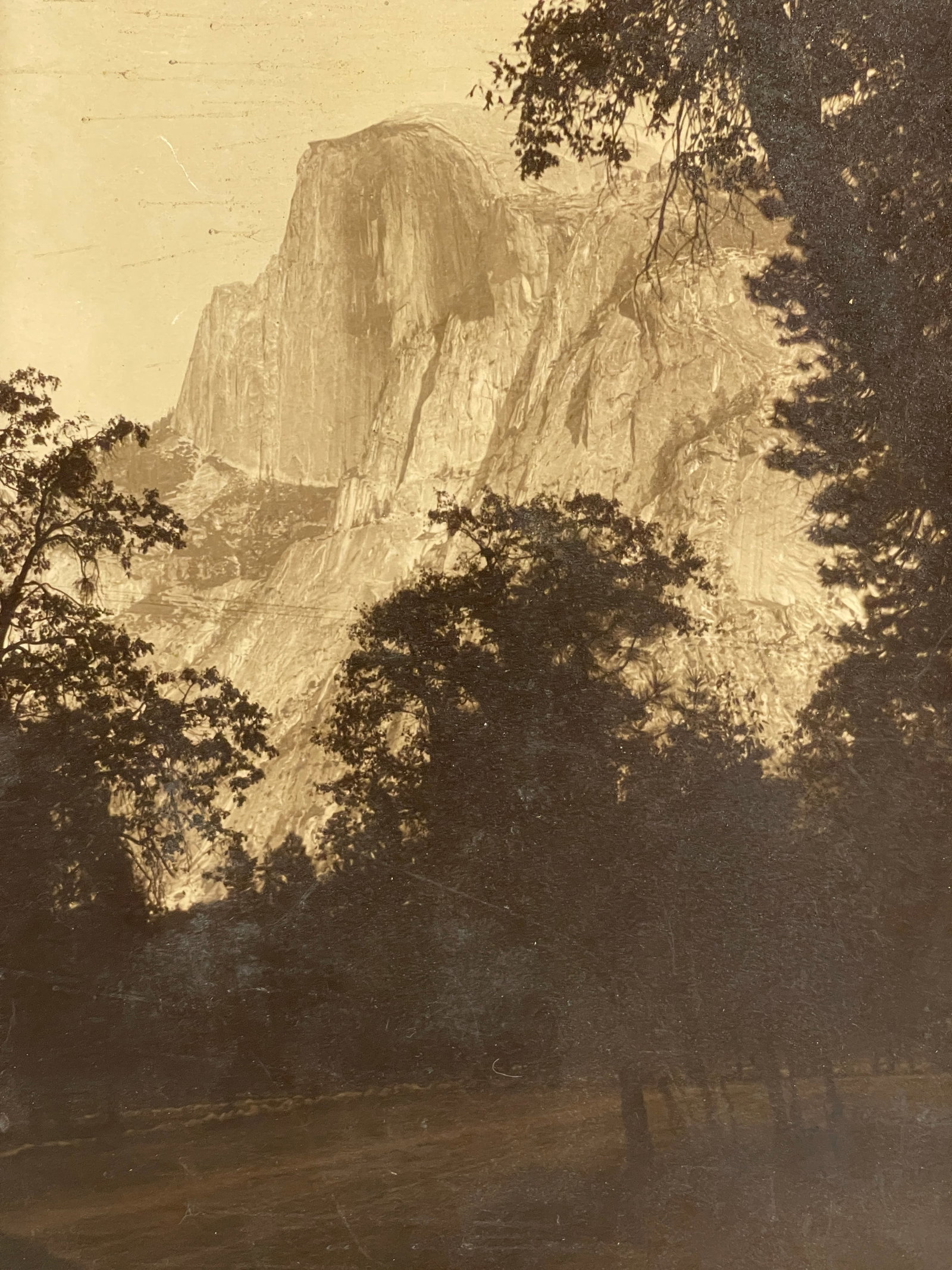 YOSEMITE Silver-Gelatin Photo Enlarged by Earl V. Lewis: YOSEMITE Silver-Gelatin Photo Enlarged by Earl V. Lewis 11" X 7"