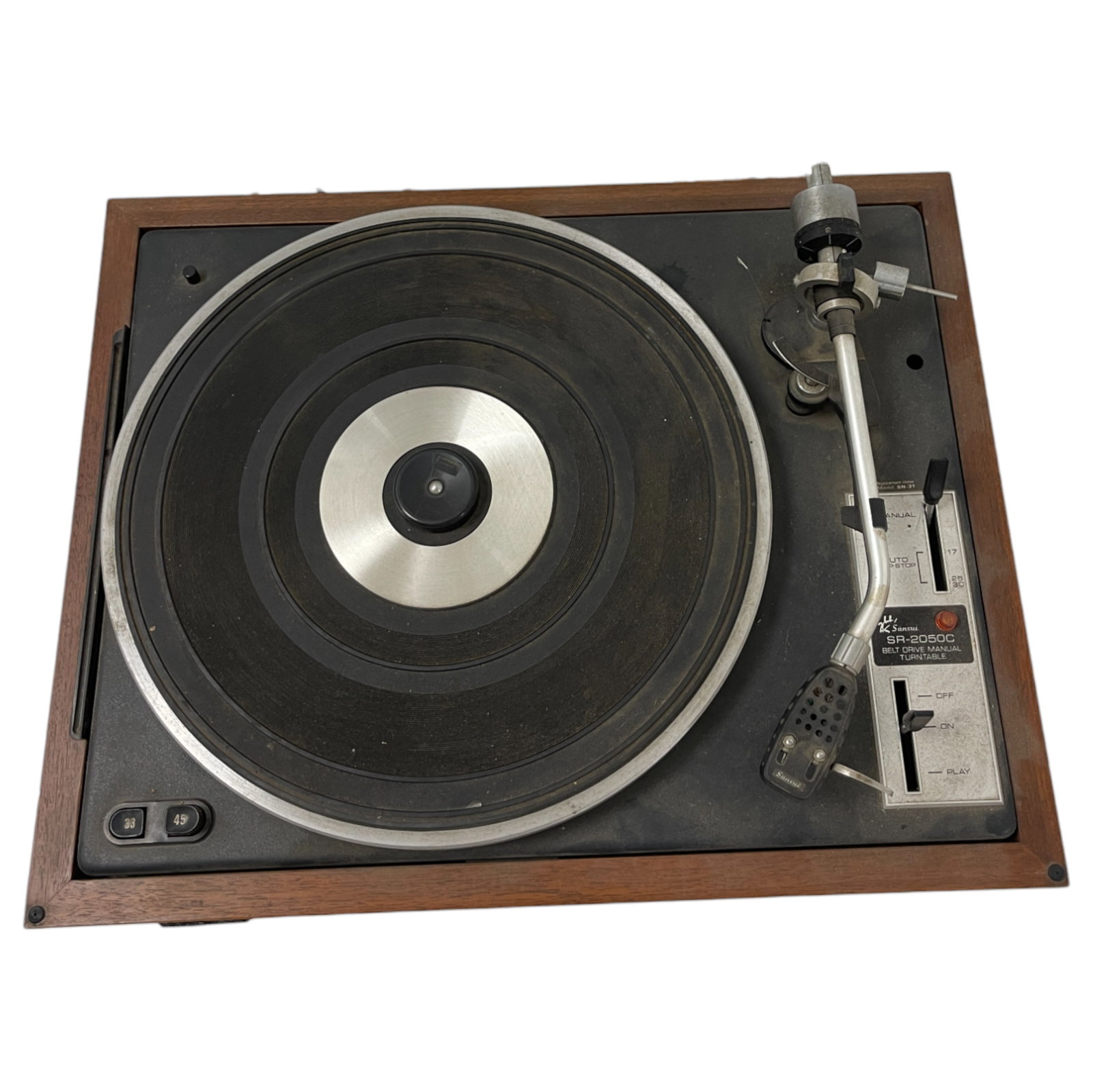 Vintage Sansui SR 2050 C Turntable Record Player (1 of 8)