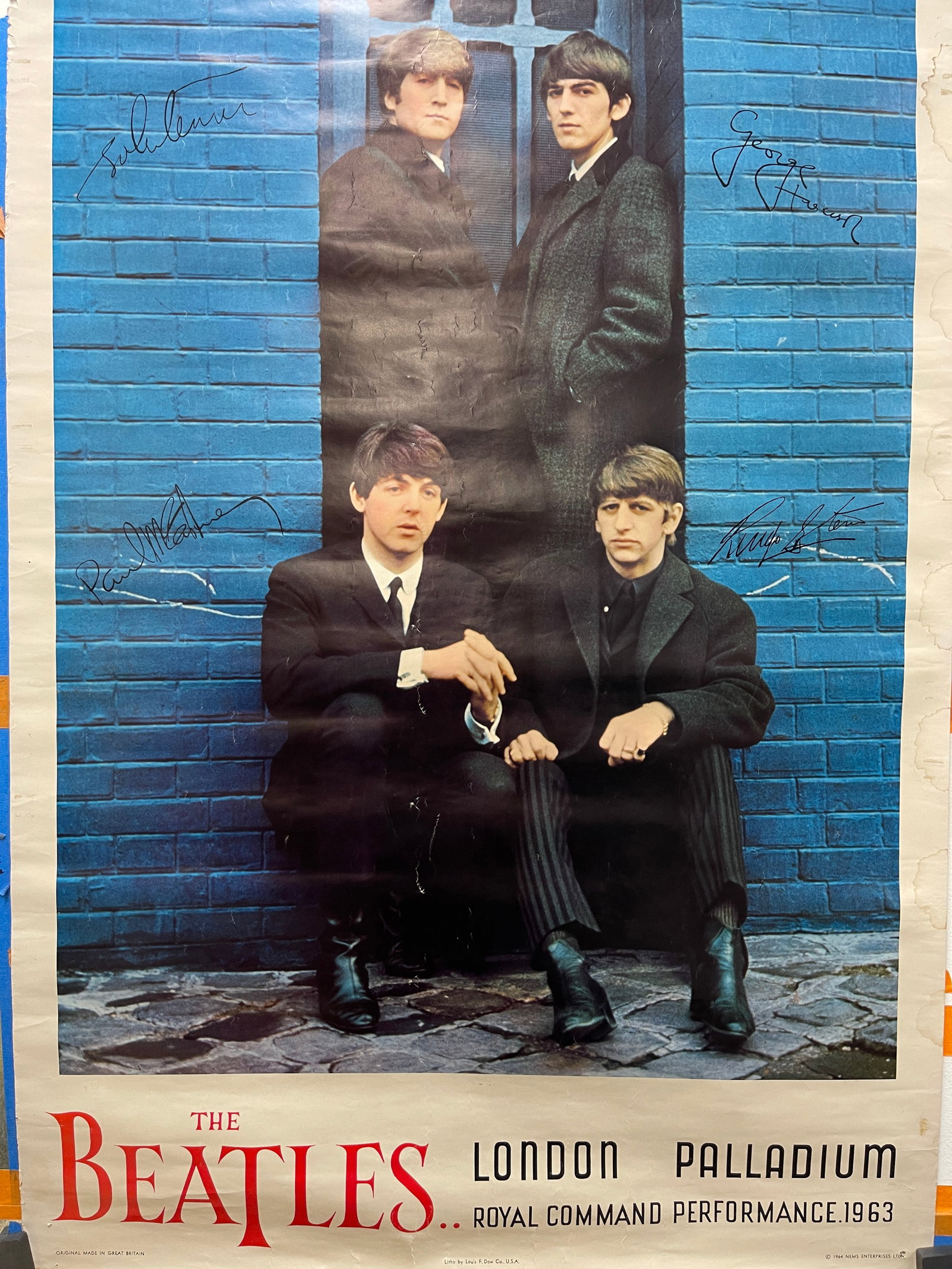 VINTAGE THE BEATLES POSTERS COLLECTION LOT  3 (1 of 18)