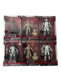 Vintage Star Wars Elite Series Action Figure Toys Collection Lot of 6 NIB