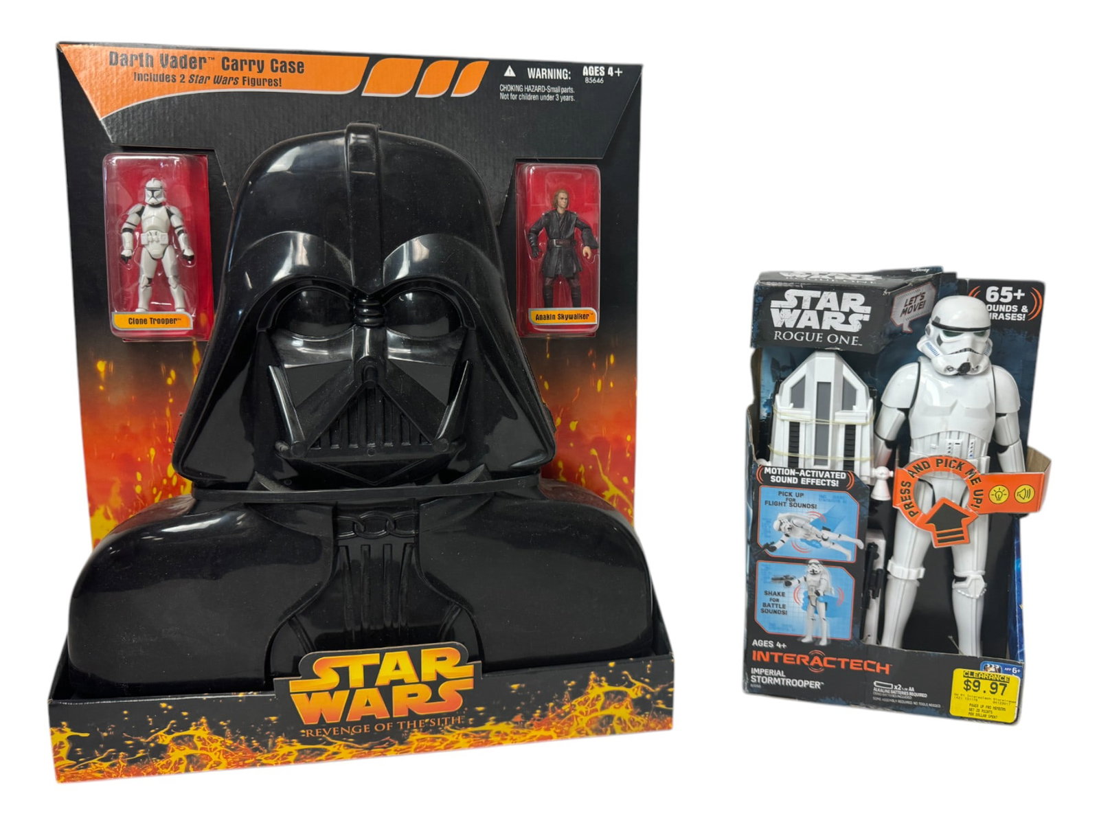 Vintage Star Wars Darth Vader Carry Case, Imperial Stormtrooper Action Figure Collection Lot (1 of 5)