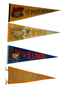 Vintage Sports Pennant 29.5" Collection Lot
