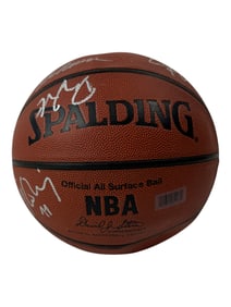 VIntage Team Multi Signed Spalding Basketball NBA Ball Autograph