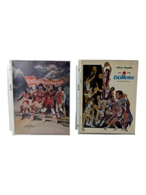 Vintage NBA Playoffs 1971-1972 Souvenir Program Collection Lot