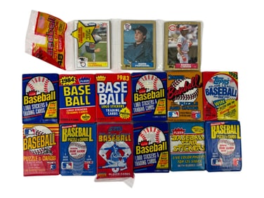 Vintage Baseball Sealed Card Pack Rare Collection Lot