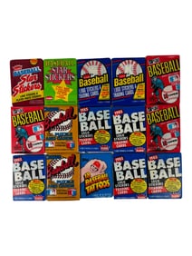 Vintage Baseball Sealed Card Pack Rare Collection Lot