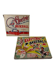 Vintage Jim Prentice Electric Baseball Board Game Collection Lot