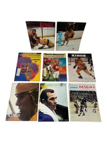 Vintage Sports Illustrated and Los Angeles Kings Illustrated Magazine Collection Lot
