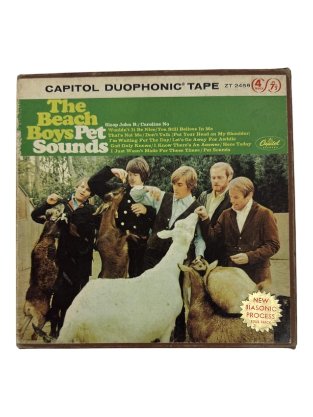 Vintage 7.5 IPS The Beach Boys Pet Sounds 4-Track Reel Tape Capitol ZT 2458 (1 of 7)