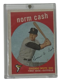 1959 Topps #509 Norm Cash Rookie Baseball Card Chicago White Sox
