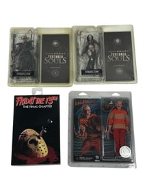 Vintage a Nightmare on Elm Street, Friday the 13th Tortured Souls Action Figure Collection Lot Rare