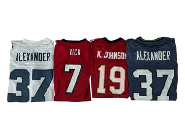Vintage Reebok Jersey including Michael Vick Falcons and more Collection Lot