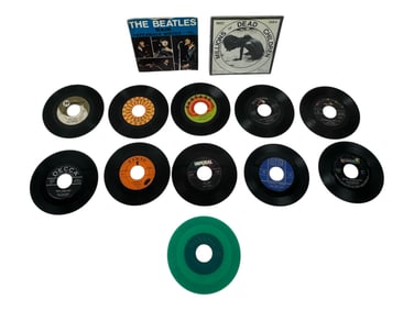Vintage 45 Vinyl Record Collection Lot