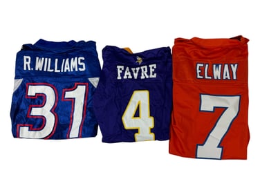 Vintage Reebok Jersey including John Elway Broncos and more Collection Lot
