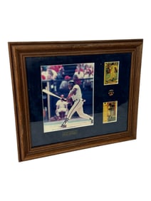 Vintage Kevin Mitchell Photograph, Rookie Cards and Pin San Francisco Giants 8"x10"