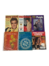 Vintage Movie Stars Elvis Rock and Roll Magazine Collection Lot