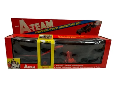 Vintage Galoob 1983 A-Team Armored Attack Adventure Set