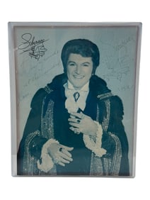 Vintage Liberace Signed Photo 8"x10"