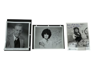 Vintage Signed David Rappaport, Jack Klugman, Joyce Dewitt Photograph To Judy Truchan