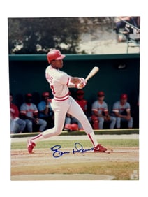 Vintage Eric Davis Signed Photograph 8"x10"