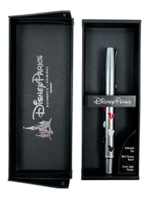 Rare Disney Executives Icon Heads Ink Pen & Collectible With Black Case