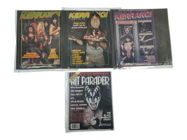 Vintage KISS Cover Magazine Collection Lot of 6