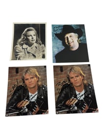 Vintage Movie Actor Actress Signed Photo Collection Lot 8"x10"
