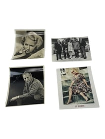 Vintage Movie Actor Actress Signed Photo Collection Lot 8"x10"