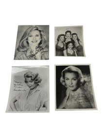 Vintage Movie Actor Actress Signed Photo Collection Lot 8"x10"