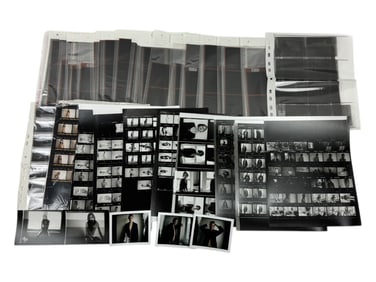 Vintage James Mountford Photo Negatives Nude Modeling and Contact Sheets Collection Lot