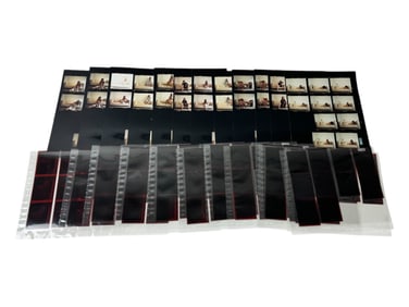 Vintage James Mountford Photo Negatives Nude Modeling and Contact Sheets Collection Lot