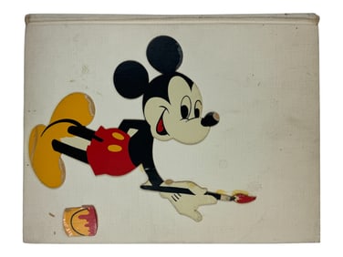 Vintage Art of Walt Disney 1973 First Edition Christopher Finch Signed Lee Mishkin