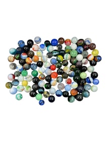 Vintage Glass Marble Collection Lot
