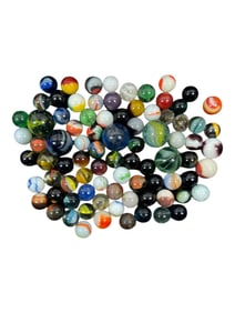 Vintage Glass Marble Collection Lot