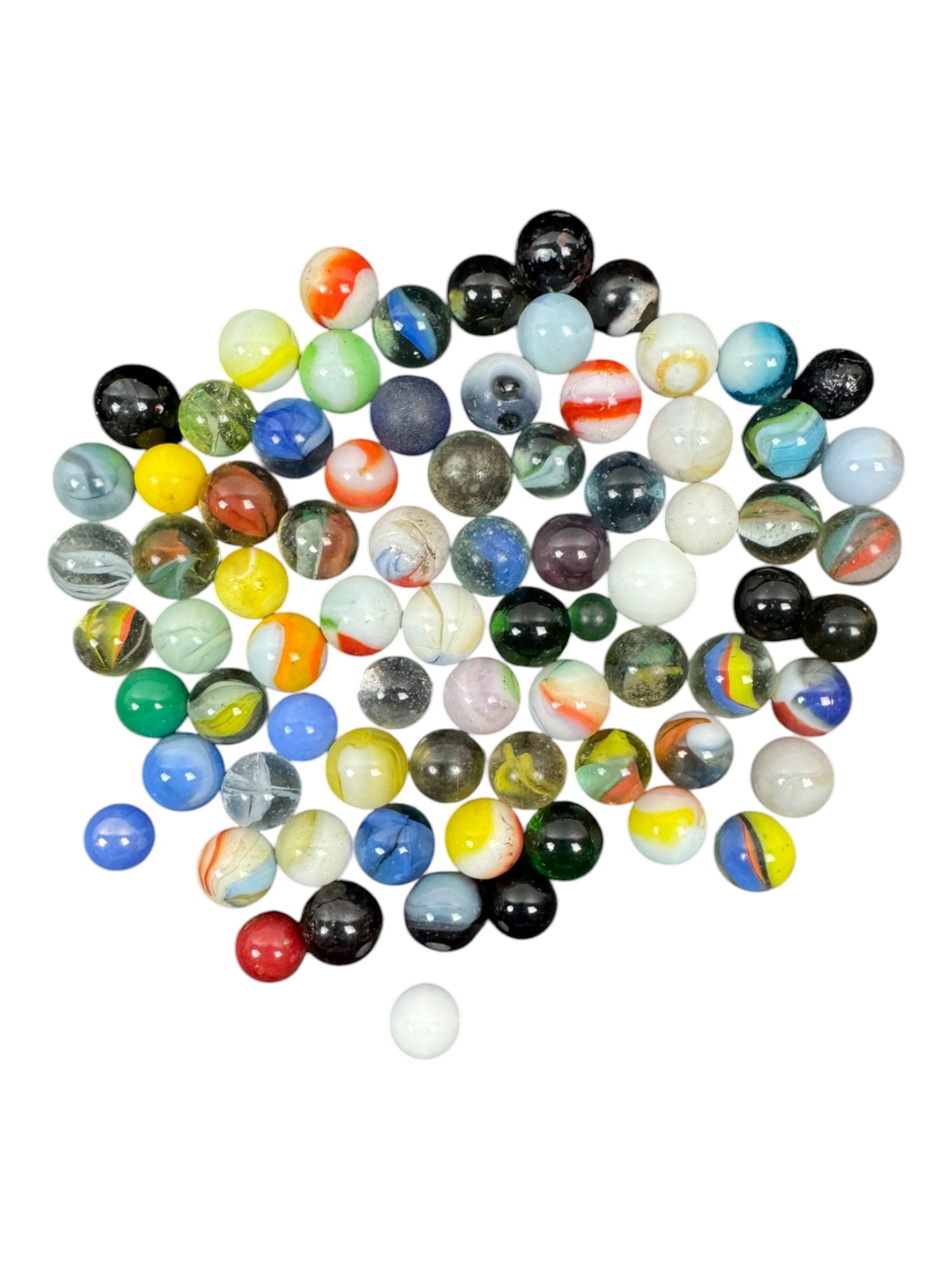 Vintage Glass Marble Collection Lot: Vintage Glass Marble Collection Lot