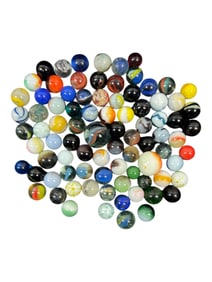 Vintage Glass Marble Collection Lot
